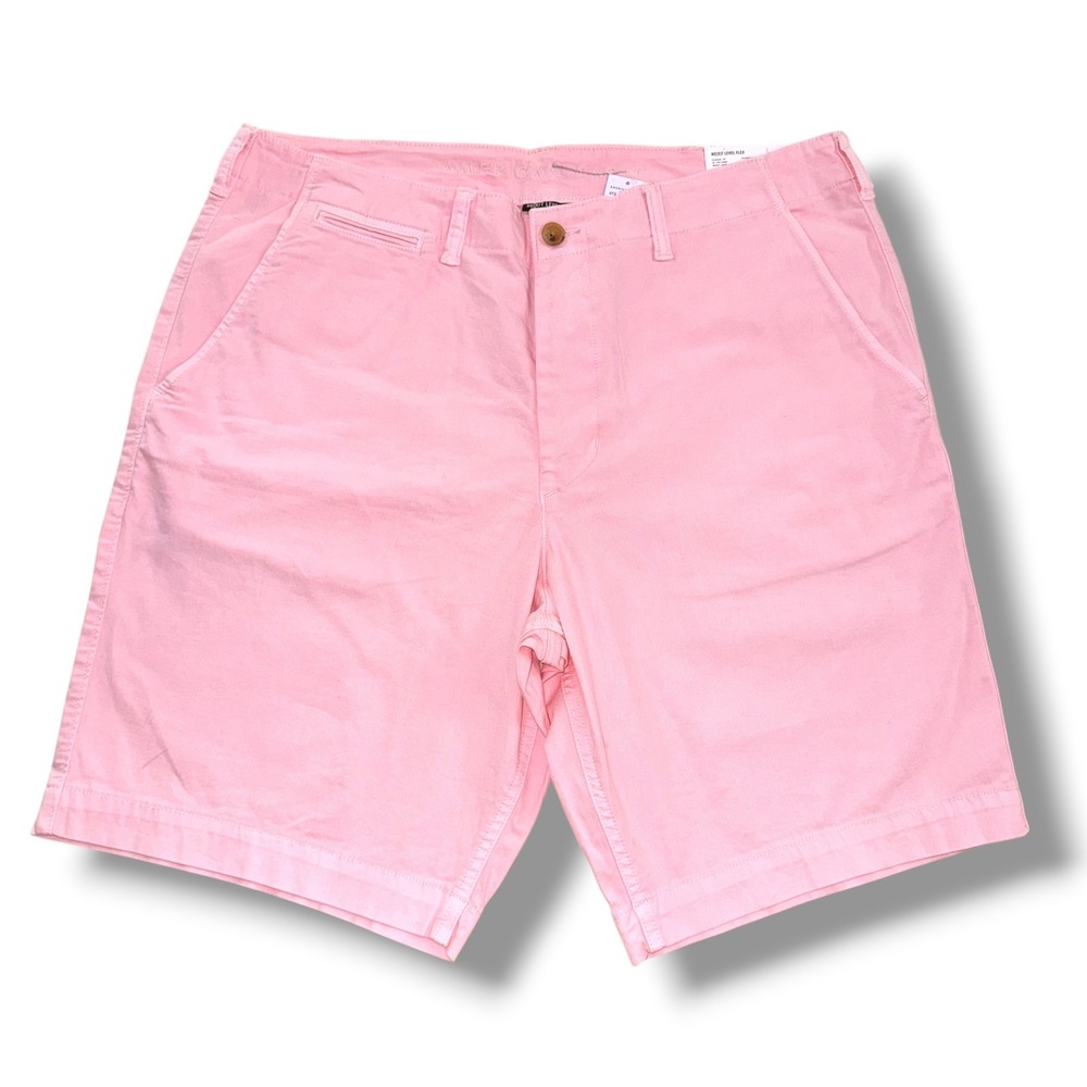 American Eagle Mens Ne(x)t Level Flex Classic 10" Shorts Pink Size 38 NWT
